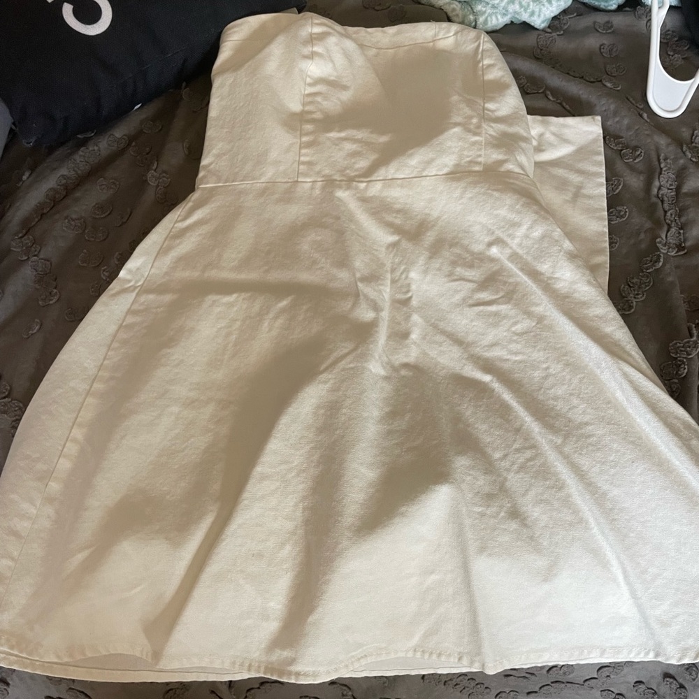 American Threads White Bow Dress